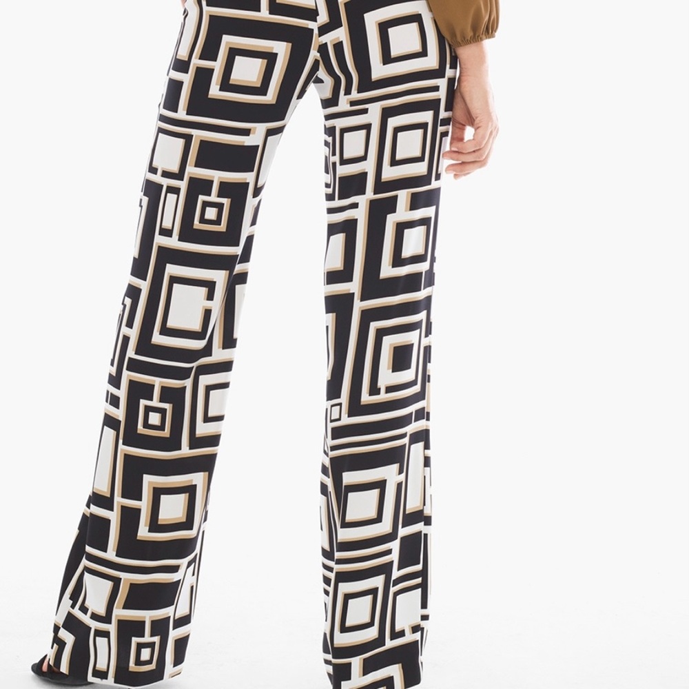 Chico’s Deco Square - Print Wide Leg Pants - image 2